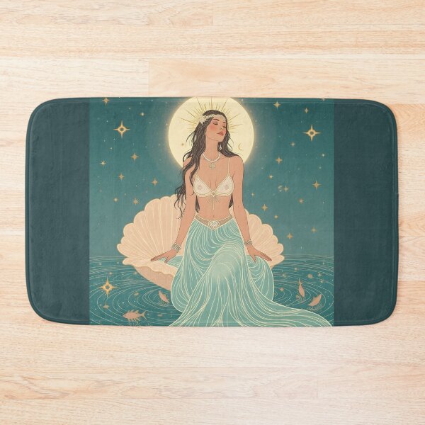 Item preview, Sea Goddess Under Moonlight – Celestial Charm Sea Goddess Under Moonlight – Celestial Charm designed and sold by 	aluzia.design.