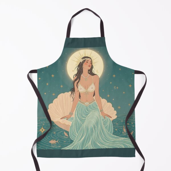 Item preview, Sea Goddess Under Moonlight – Celestial Charm Sea Goddess Under Moonlight – Celestial Charm designed and sold by aluzia.design.