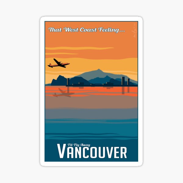 That West Coast Feeling Sticker