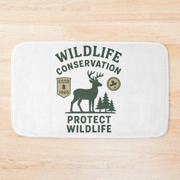 Item preview, Wildlife Conservation - Protect Wildlife - Vintage Nature Design designed and sold by CreativeGorillas.