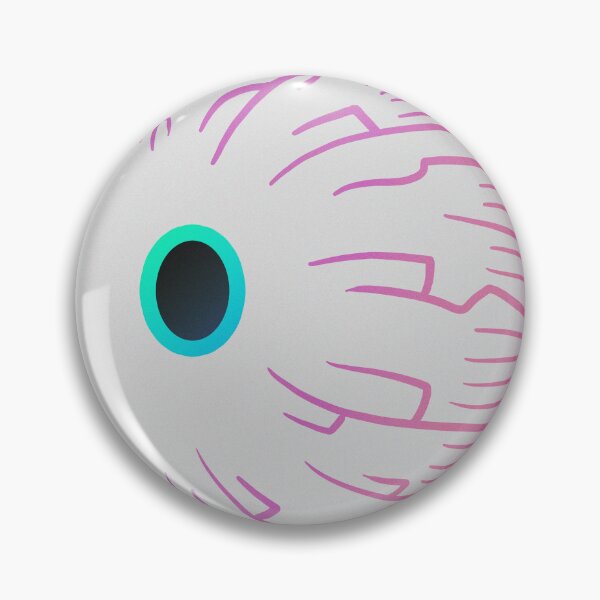Item preview, Veiny cartoon eyeball badge designed and sold by Deathoftheself.