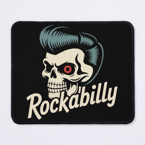 Item preview, Rockabilly Skull – Retro Style designed and sold by Hans-Design.