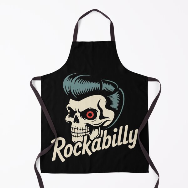 Item preview, Rockabilly Skull – Retro Style designed and sold by Hans-Design.