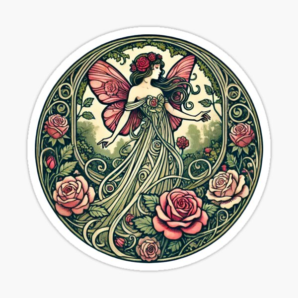 Item preview, Pink Roses Fairy designed and sold by Boog Monst .