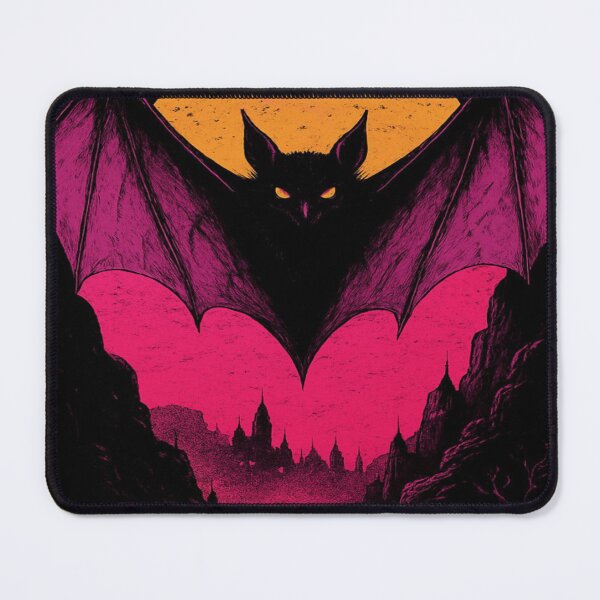 Item preview, Bat with colorful background designed and sold by saly55887.