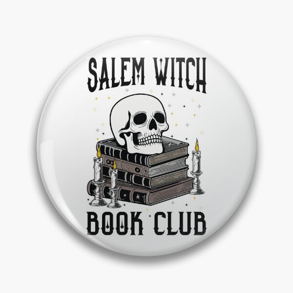 Artikelvorschau, Salem Witch Book Club Gruselige Lektüre Halloween Witchy Vintage entworfen und verkauft von LessIsLoud.