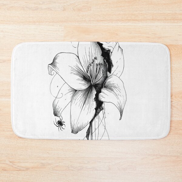 Item preview, Black and white rose designed and sold by saly55887.