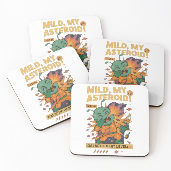 Item preview, Mild, My Asteroid! – Retro Alien Spice Meltdown – Galactic Heat Comic Art designed and sold by Astronomnom.