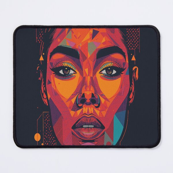 Item preview, girl drawn in bold colors designed and sold by saly55887.