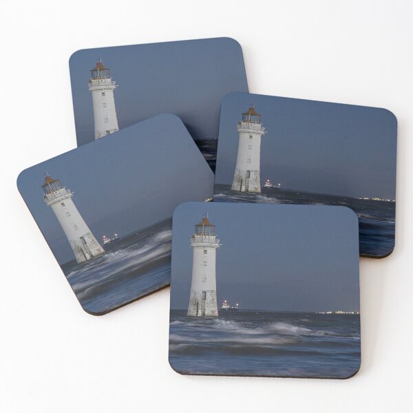 Item preview, Perch Rock Lighthouse at night designed and sold by Paul Madden.