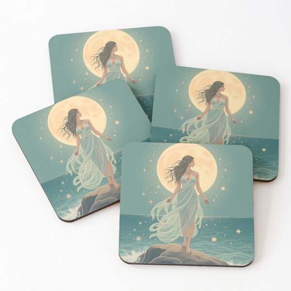 Item preview, Full Moon Sea Goddess – Eternal Beauty designed and sold by 	aluzia.design.