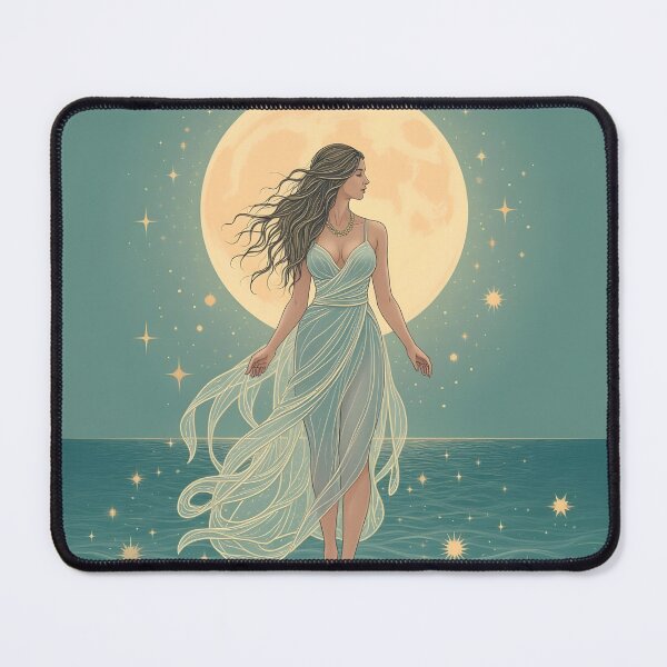 Item preview, Full Moon Sea Goddess – Eternal Beauty designed and sold by 	aluzia.design.