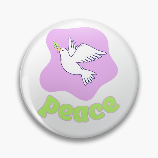 Item preview, Peace Dove in Neon designed and sold by UglyWorldArt.
