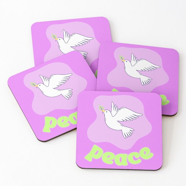 Item preview, Peace Dove in Neon designed and sold by UglyWorldArt.