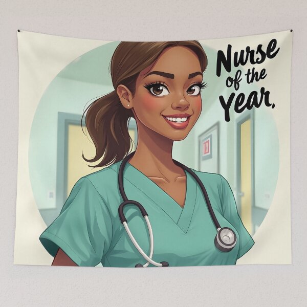 Item preview, Nurse of the year! designed and sold by Liekje39.
