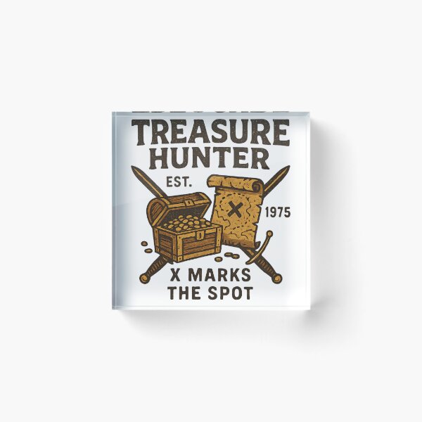 Item preview, Treasure Hunter - X Marks the Spot - Vintage Pirate Map Design designed and sold by CreativeGorillas.