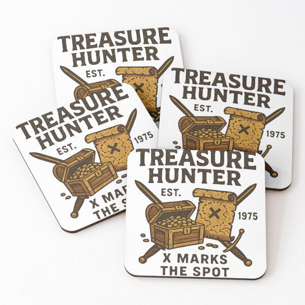Item preview, Treasure Hunter - X Marks the Spot - Vintage Pirate Map Design designed and sold by CreativeGorillas.
