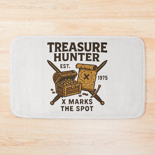 Item preview, Treasure Hunter - X Marks the Spot - Vintage Pirate Map Design designed and sold by CreativeGorillas.