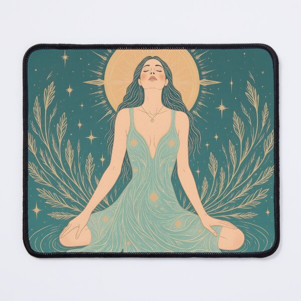 Item preview, Meditative Sea Goddess – Cosmic Connection Meditative Sea Goddess – Cosmic Connection designed and sold by 	aluzia.design.