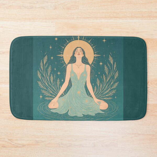 Item preview, Meditative Sea Goddess – Cosmic Connection Meditative Sea Goddess – Cosmic Connection designed and sold by 	aluzia.design.