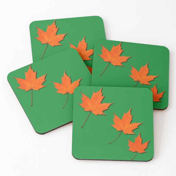 Item preview, Trio of Falling Autumn Maple Leaves designed and sold by IraBum.