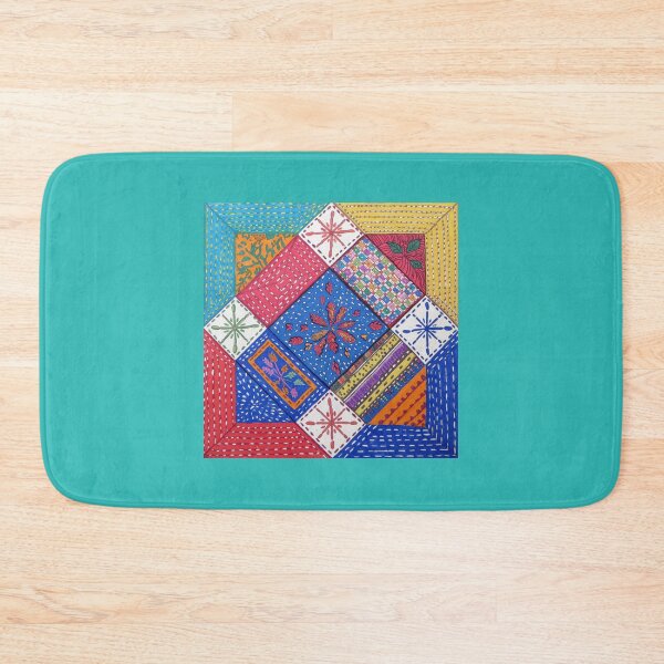 Item preview, Ralli Art of Sindh — Traditional Patchwork & Folk Fusion Illustration designed and sold by MubaraksArt.