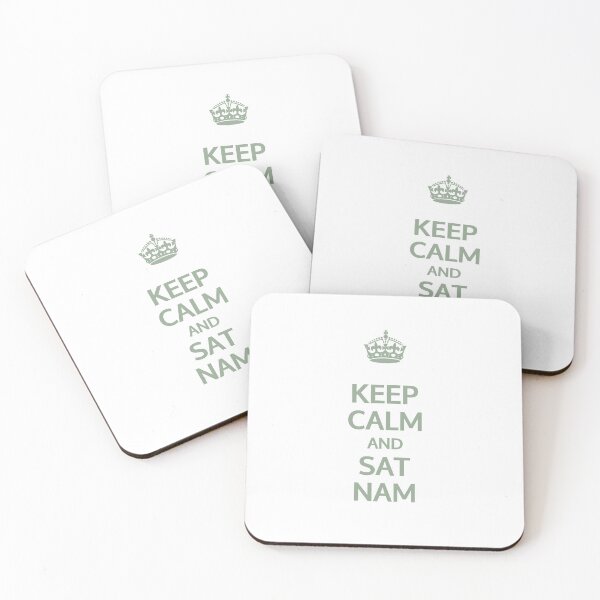 Item preview, Keep Calm and Sat Nam (Olive Green) | Kundalini Yoga Mantra Design for Mindful Living designed and sold by Cooldalini - Kundalini Yogi Wear & Accessories.