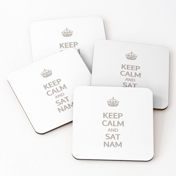 Item preview, Keep Calm and Sat Nam (Khaki) | Kundalini Yoga Mantra Design for Mindful Living designed and sold by Cooldalini - Kundalini Yogi Wear & Accessories.