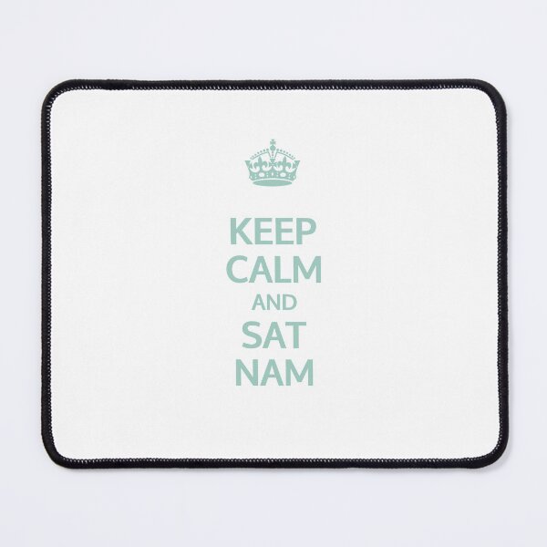 Item preview, Keep Calm and Sat Nam (Mynth Green) | Kundalini Yoga Mantra Design for Mindful Living designed and sold by Cooldalini - Kundalini Yogi Wear & Accessories.