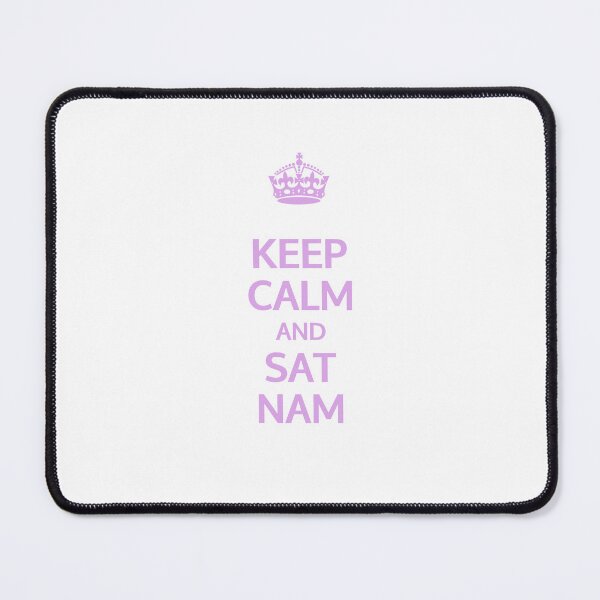Item preview, Keep Calm and Sat Nam (Pink) | Kundalini Yoga Mantra Design for Mindful Living designed and sold by Cooldalini - Kundalini Yogi Wear & Accessories.