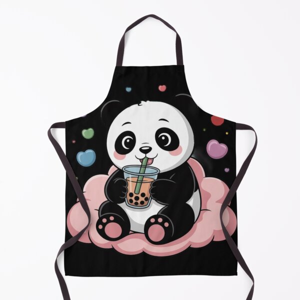 Item preview, Cute Little Panda Loves Bubble Tea designed and sold by BangerSupply.