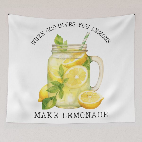 Item preview, when God gives you lemons designed and sold by SophieKuhn.