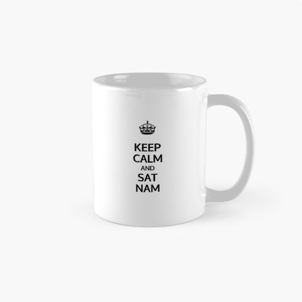 Item preview, Keep Calm and Sat Nam | Kundalini Yoga Mantra Design for Mindful Living designed and sold by Cooldalini - Kundalini Yogi Wear & Accessories.