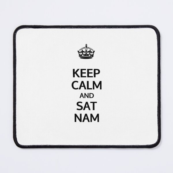 Item preview, Keep Calm and Sat Nam | Kundalini Yoga Mantra Design for Mindful Living designed and sold by Cooldalini - Kundalini Yogi Wear & Accessories.