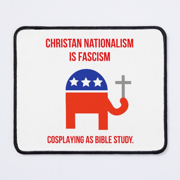 Item preview, Fascism cosplaying as bible study designed and sold by Rachel the Artist .