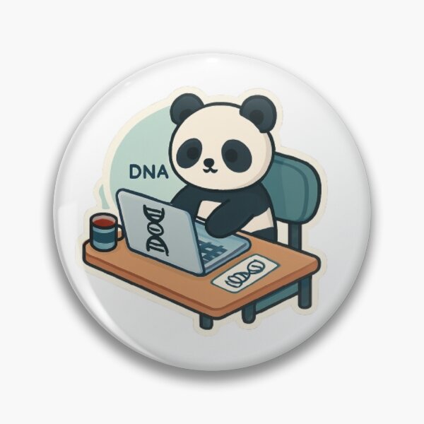 Item preview, Cute Bioinformatics Panda Bear designed and sold by Petter01.