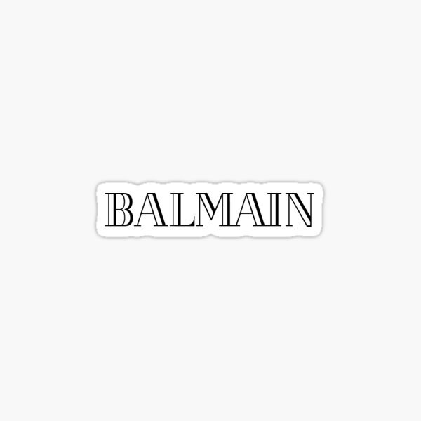 ropa de balmain Pegatina