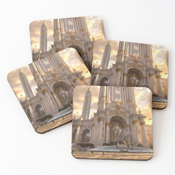Item preview, The Golden Citadel of Aeon Prime designed and sold by ArtBarnes.