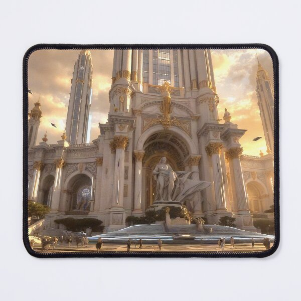 Item preview, The Golden Citadel of Aeon Prime designed and sold by ArtBarnes.