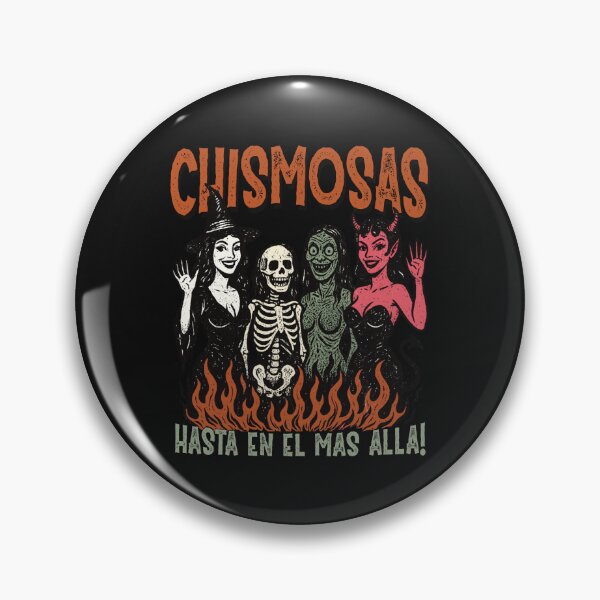 Artikelvorschau, Chismosas hasta en el mas alla Halloween auf Spanisch  entworfen und verkauft von Socami.