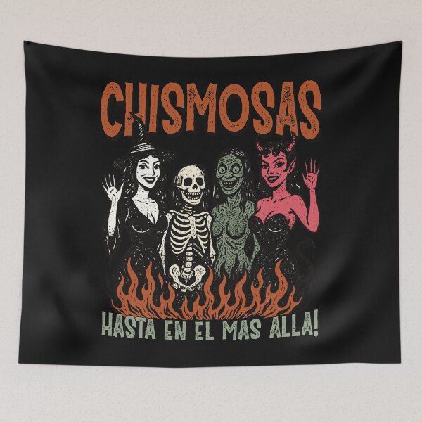 Item preview, Chismosas hasta en el mas alla Halloween in spanish  designed and sold by Socami.