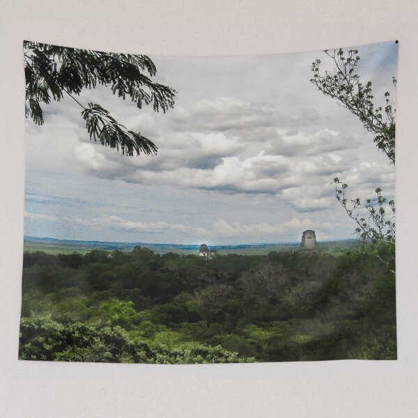 Item preview, Ancient Mayan Structures in Tikal, Guatemala designed and sold by heatherfriedman.