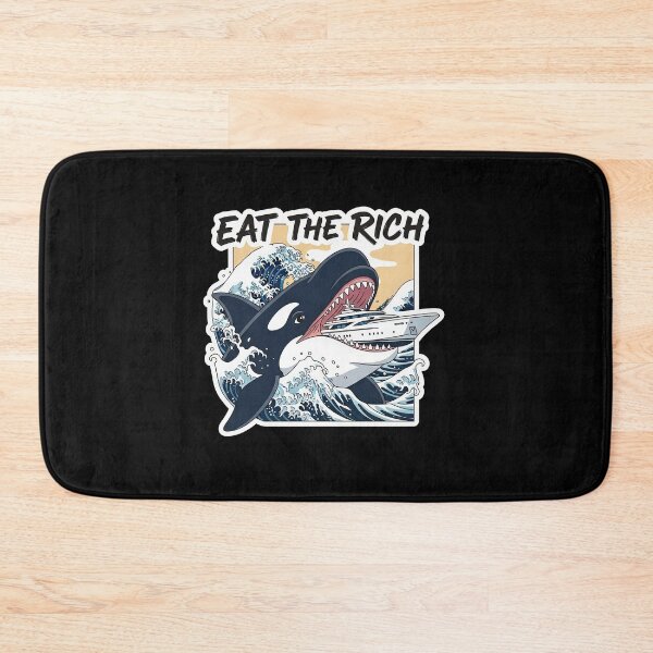 Artikelvorschau, Retro Eat The Rich Ukiyo-e Kanagawa Wave Ocean Lovers entworfen und verkauft von elderberry.