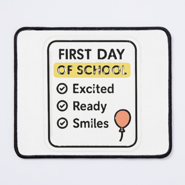 Item preview, First Day of School Modern Classroom Badge designed and sold by scicilysimonee.