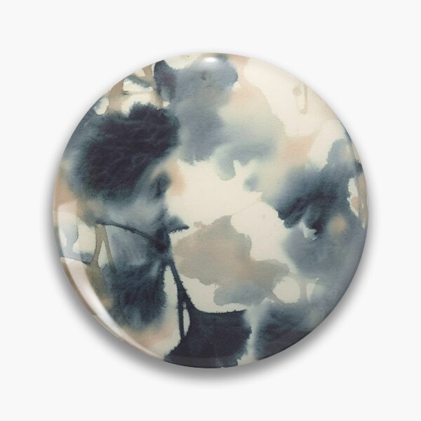 Item preview, Ethereal Ink Flow Ginkgo Abstract Watercolor in Warm Neutrals and Deep Charcoal designed and sold by trajeado14.
