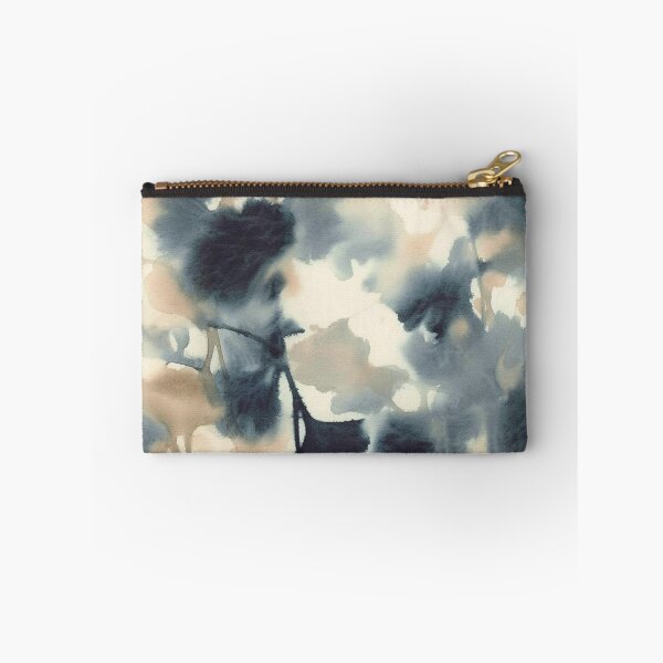 Item preview, Ethereal Ink Flow Ginkgo Abstract Watercolor in Warm Neutrals and Deep Charcoal designed and sold by trajeado14.