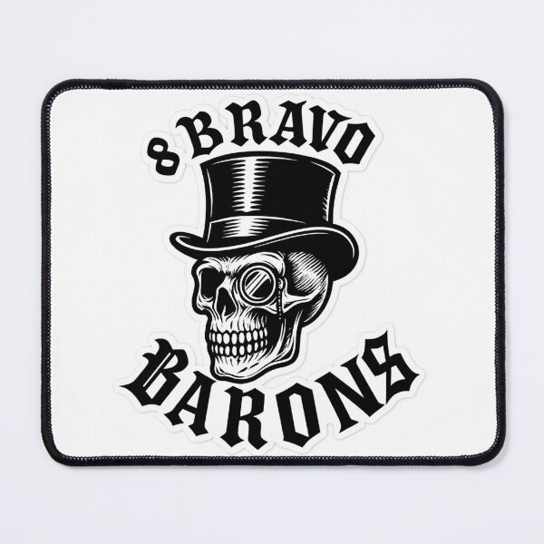 Item preview, 8Bravo skull decal Barons designed and sold by 8Bravo.