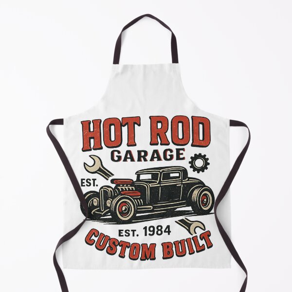 Item preview, Hot Rod Garage – Custom Built – Vintage Car Enthusiast Design designed and sold by CreativeGorillas.
