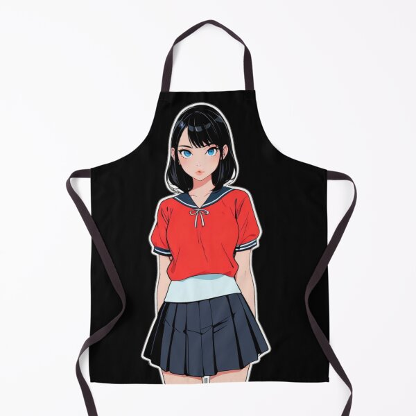 Item preview, Anime Girl With Black Hair designed and sold by BangerSupply.