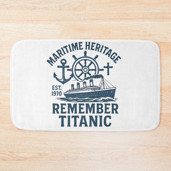 Item preview, Maritime Heritage – Remember Titanic – Vintage Ocean Liner Design designed and sold by CreativeGorillas.